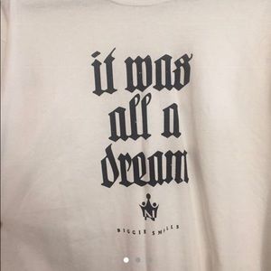 NWOT Biggie smalls cropped square tee